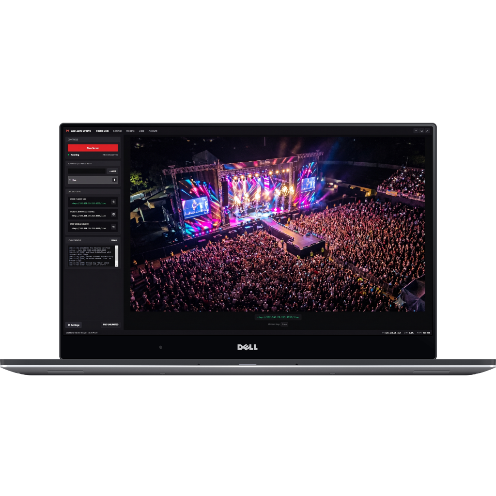 CastZero Engine Local RTMP Bridge Server for Windows Laptop and OBS Studio WebRTC Integration